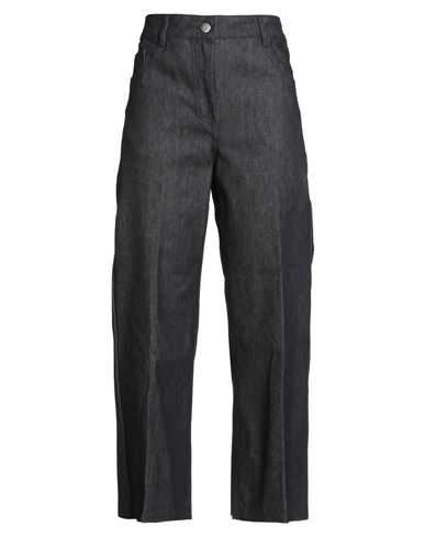 Maison Kitsuné Woman Jeans Blue Size 8 Cotton