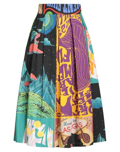 Department Five Department 5 Woman Midi Skirt Black Size 32 Polyester In Black