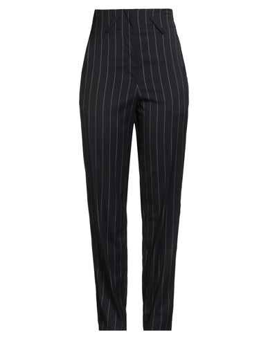 Iro Woman Pants Midnight Blue Size 10 Wool, Viscose, Elastane In Blue
