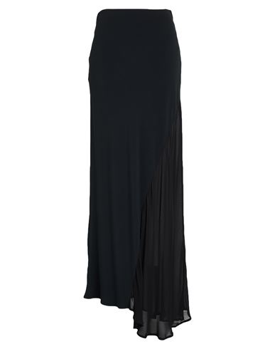 Jucca Woman Maxi Skirt Black Size 6 Acetate, Viscose In Black
