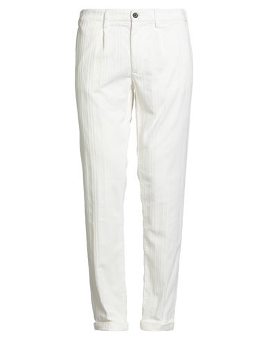 Jeordie's Man Pants White Size 36 Cotton, Elastane In White