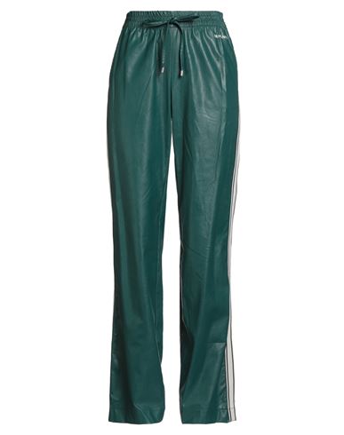 Ermanno Firenze Woman Pants Green Size 6 Polyurethane, Viscose, Polyester In Green