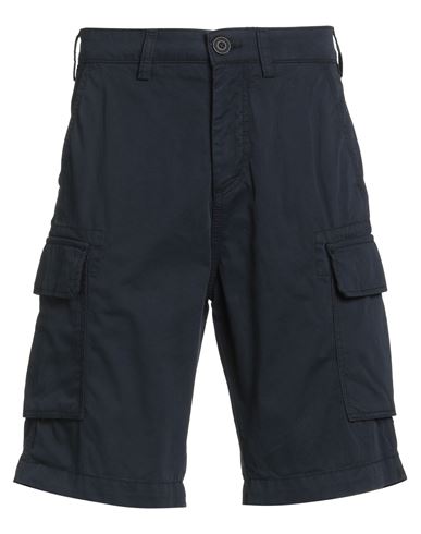 Clark Man Shorts & Bermuda Shorts Navy Size 28 Cotton In Blue