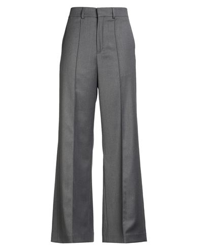 Nineminutes Woman Pants Grey Size 6 Polyester, Viscose, Elastane In Gray