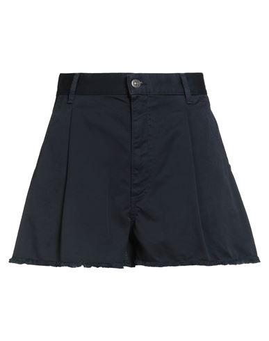Dondup Woman Shorts & Bermuda Shorts Midnight Blue Size 30 Cotton In Black