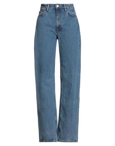 Nudie Jeans Co Woman Jeans Blue Size 30w-34l Cotton In Blue