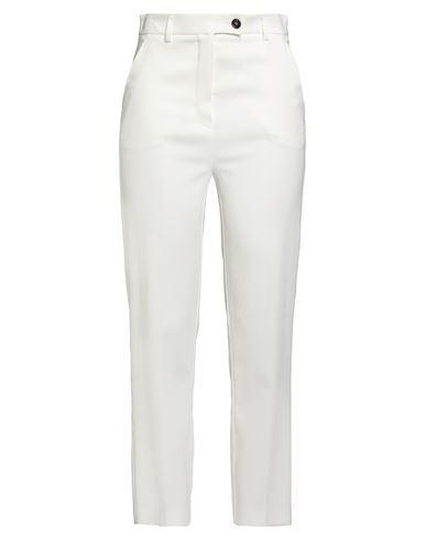 Beatrice B Beatrice .b Woman Pants White Size 4 Viscose, Polyester, Elastane In White