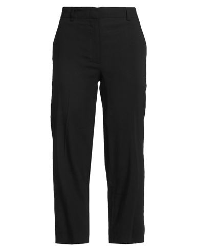 Jucca Woman Pants Black Size 4 Linen, Viscose, Elastane In Black