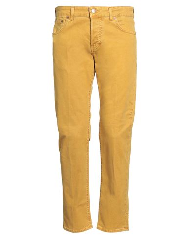 Entre Amis Man Pants Marigold Size 31 Cotton, Elastane In Yellow