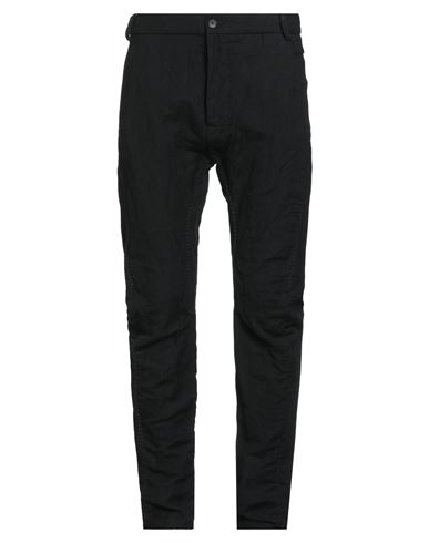 Masnada Man Pants Black Size 38 Cotton, Wool, Metal In Black
