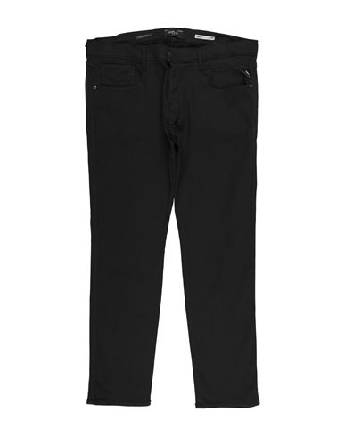 Replay Hyperflex Man Pants Black Size 31w-32l Cotton, Elastomultiester, Elastane In Black