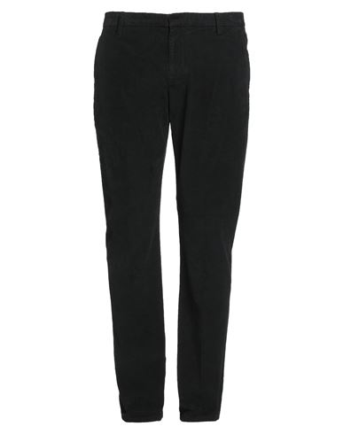 Dondup Man Pants Black Size 34 Cotton, Elastane In Black