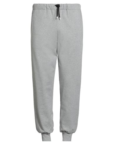 Bruno Manetti Man Pants Grey Size Xl Cotton In Gray