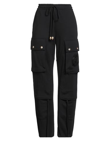 Just Cavalli Woman Pants Black Size L Cotton In Black