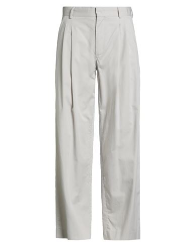 Roberto Collina Man Pants Light Grey Size 32 Cotton In Gray