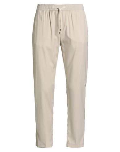 Alpha Studio Man Pants Cream Size 32 Polyester, Viscose, Elastane In White