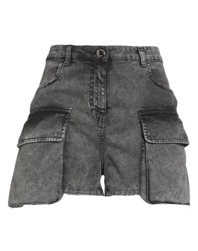 Pinko Denim Woman Denim Shorts Black Size 27 Cotton, Elastane In Black