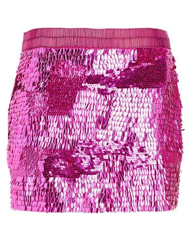 Retroféte Retrofête Woman Mini Skirt Fuchsia Size M Polyester In Pink