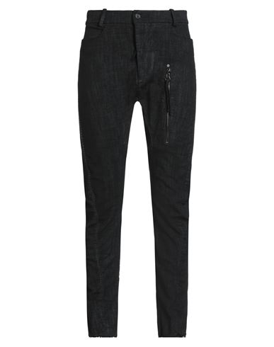 Masnada Man Pants Black Size 34 Cotton, Elastane In Black