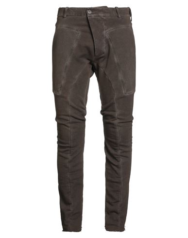 Masnada Man Pants Taupe Size 34 Cotton In Brown