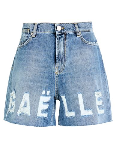 Gaelle Paris Gaëlle Paris Woman Denim Shorts Blue Size 27 Cotton
