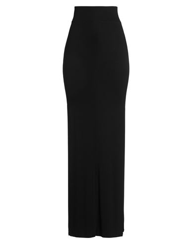 Thom Krom Woman Maxi Skirt Black Size L Viscose, Elastane In Black