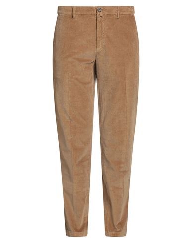 Siviglia Man Pants Camel Size 38 Organic Cotton, Modal, Elastane In Brown