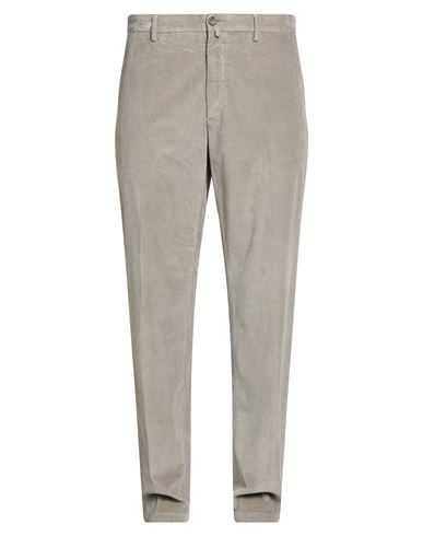 Siviglia Man Pants Taupe Size 42 Organic Cotton, Modal, Elastane In Gray