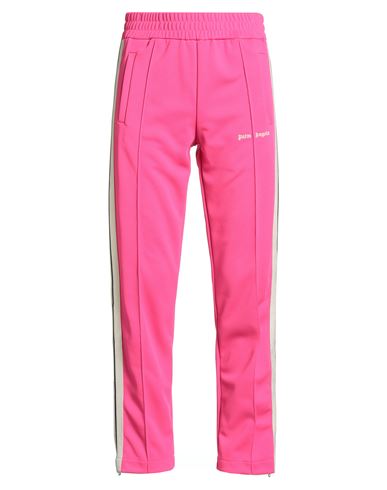 Palm Angels Man Pants Fuchsia Size L Polyester In Pink