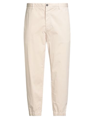 Theory Man Pants Ivory Size 34 Cotton, Elastane In Pink