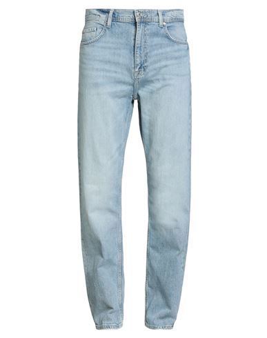Guess Man Jeans Blue Size 27w-32l Cotton, Elastomultiester, Elastane In Blue
