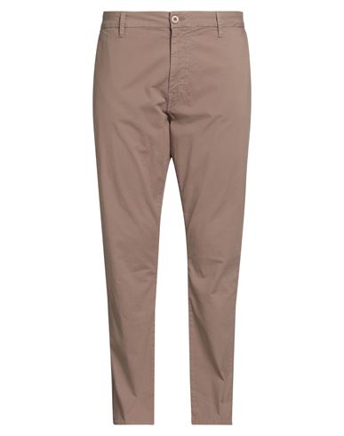 Guess Man Pants Light Brown Size 31w-30l Cotton In Brown