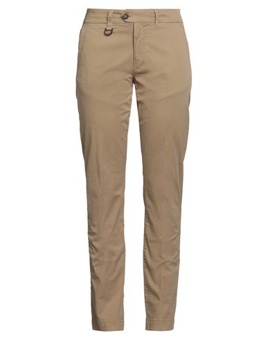 Aeronautica Militare Woman Pants Sand Size 8 Cotton, Elastane In Multi