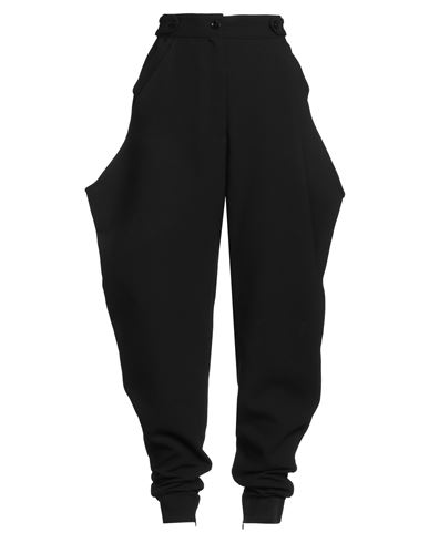 Dolce & Gabbana Woman Pants Black Size 12 Virgin Wool, Polyamide, Elastane In Black