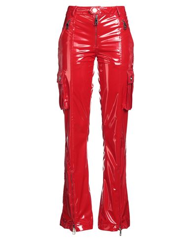 Dolce & Gabbana Woman Pants Red Size 4 Polyester, Polyurethane, Elastane In Red