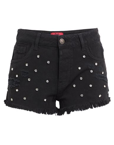 Aniye By Woman Shorts & Bermuda Shorts Black Size 25 Cotton In Black