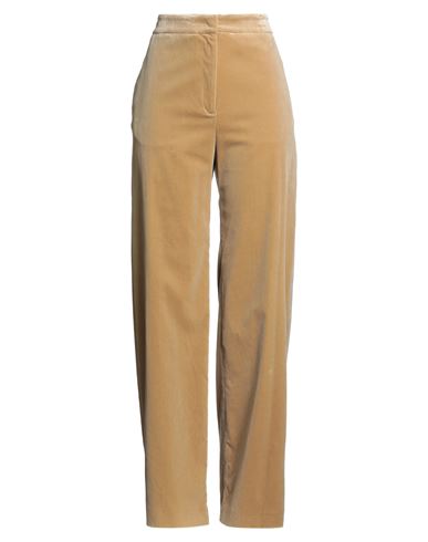 Eleventy Woman Pants Camel Size 2 Cotton, Viscose, Elastane In Neutral