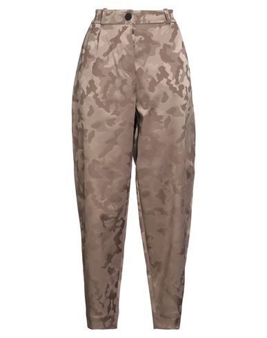 Rrd Woman Pants Taupe Size 4 Polyamide, Elastane In Gold