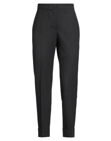 Pt Torino Woman Pants Charcoal Size 2 Polyester, Wool, Elastane In Black