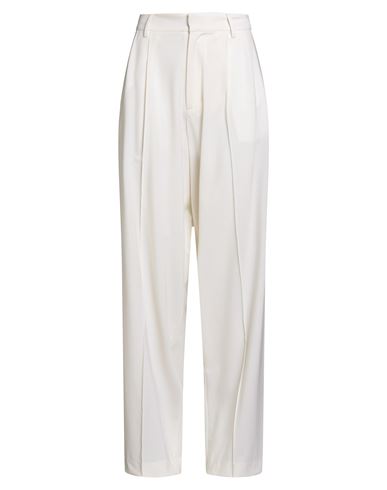 Giuseppe Di Morabito Woman Pants Ivory Size 4 Wool, Lycra In White