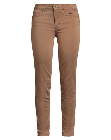 Liu •jo Woman Pants Sand Size 29w-30l Cotton, Polyester, Elastane In Brown