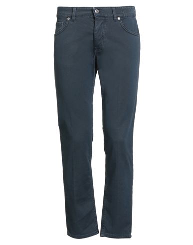 Exibit Man Pants Navy Size 30 Cotton, Elastane In Blue