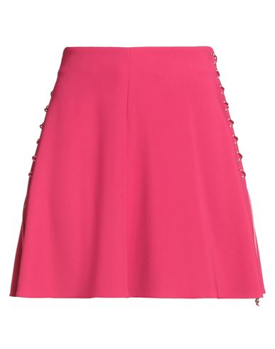 Elisabetta Franchi Woman Mini Skirt Fuchsia Size 4 Polyester, Elastane In Pink