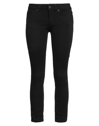 Dondup Woman Jeans Black Size 26 Cotton, Recycled Cotton, Recycled Polyester, Modal, Synthetic Fiber In Black