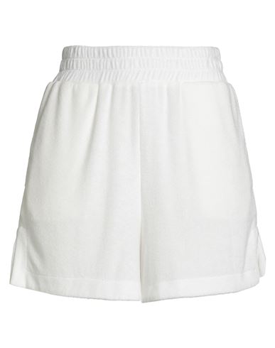 Mvp Wardrobe Woman Shorts & Bermuda Shorts White Size 6 Modacrylic, Polyester In White