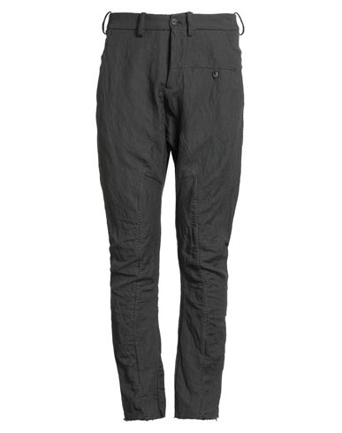 Masnada Man Pants Charcoal Size 32 Cotton, Wool, Metallic Fiber In Gray