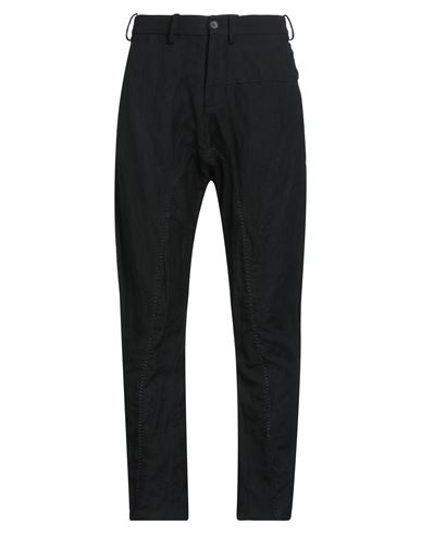 Masnada Man Pants Black Size 32 Cotton, Wool, Metallic Fiber In Black