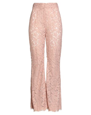 Dolce & Gabbana Woman Pants Blush Size 12 Viscose, Polyamide In Pink