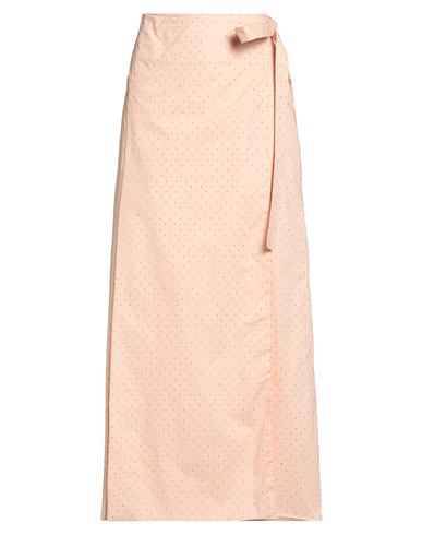 Jijil Woman Maxi Skirt Blush Size 10 Cotton, Polyester In Pink