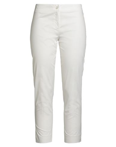 Maria Bellentani Woman Pants White Size 8 Cotton, Elastane
